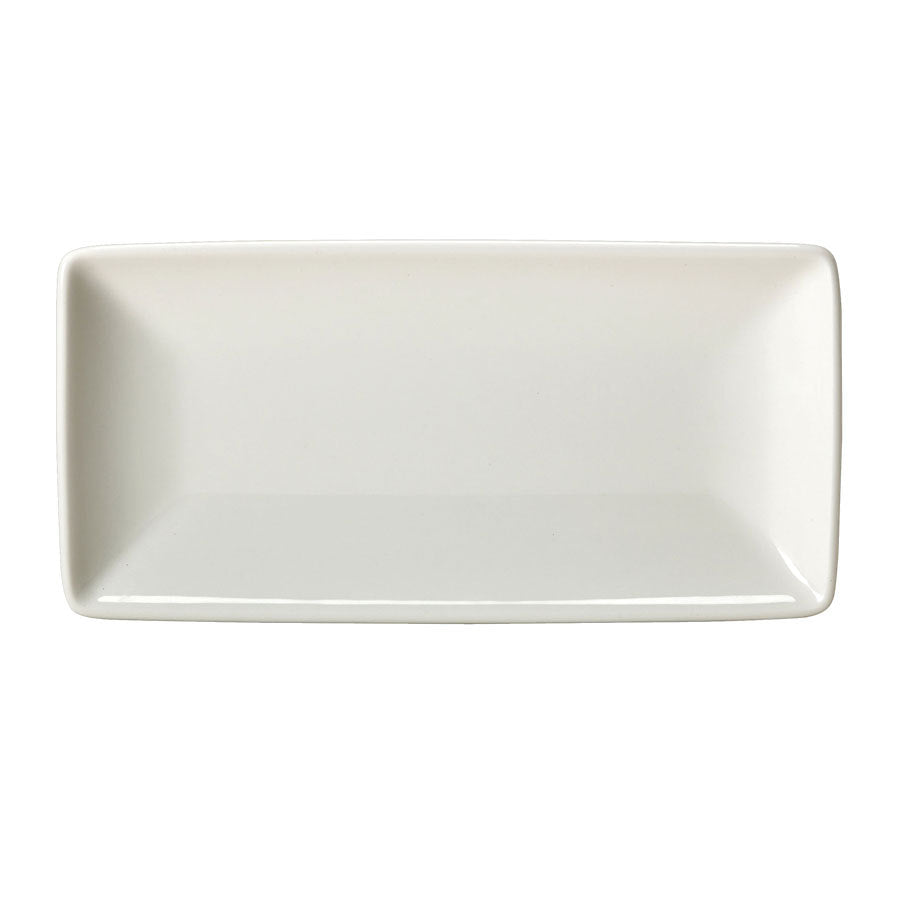 Steelite Taste Vitrified Porcelain White Rectangular Plate 29.0cmx14.0cm Pack of 6