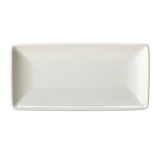 Steelite Taste Vitrified Porcelain White Rectangular Plate 29.0cmx14.0cm Pack of 6