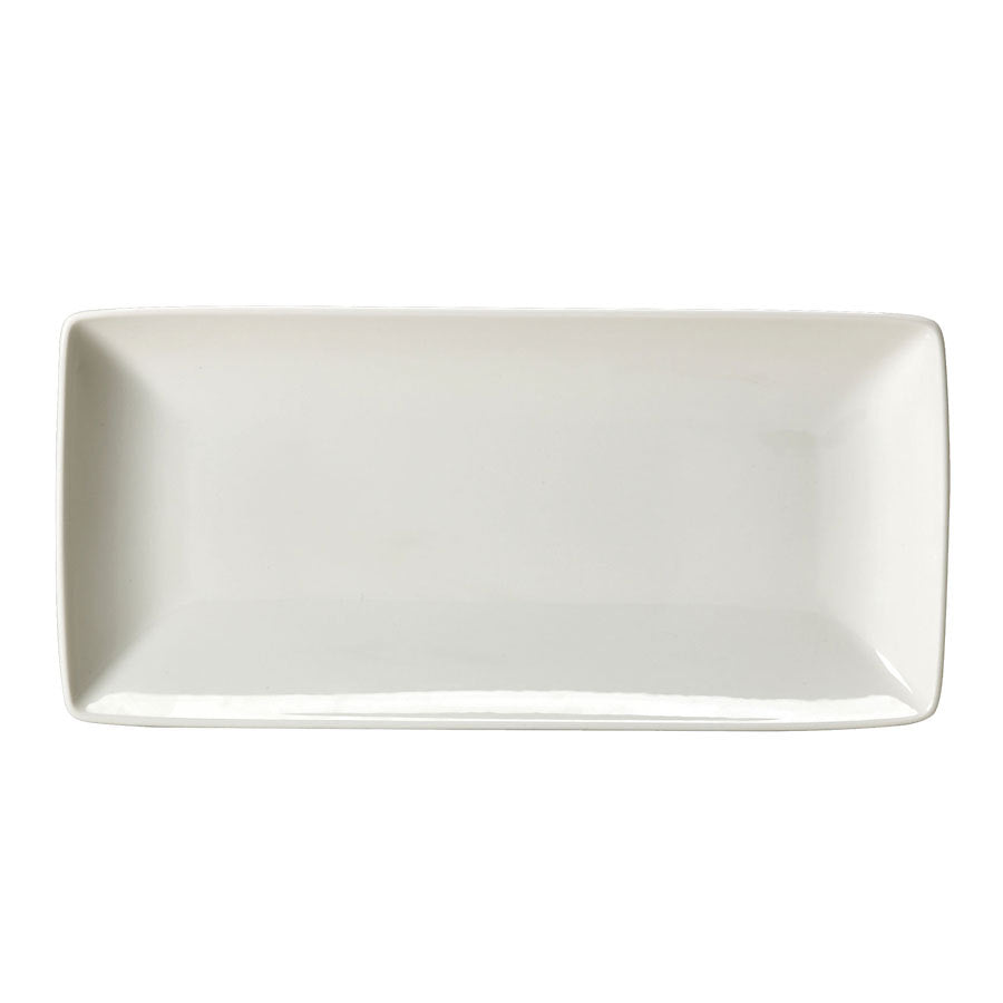 Steelite Taste Vitrified Porcelain White Rectangular Plate 20.0cmx10.0cm Pack of 6