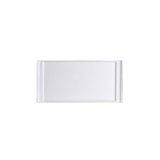 Steelite Varick Vitrified Porcelain White Rectangular Tray Handled 20x10cm Pack of 12