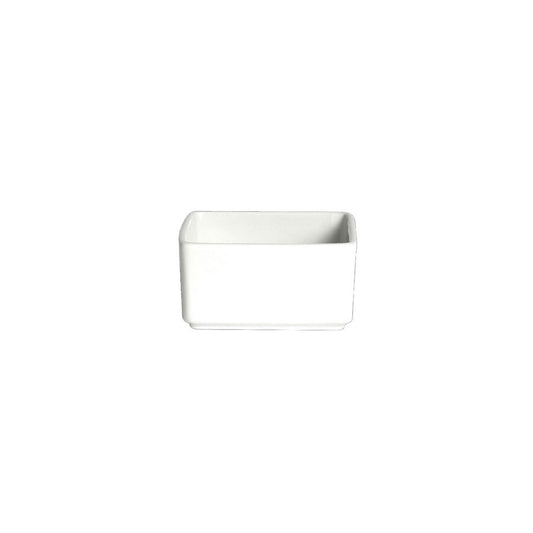 Steelite Varick Vitrified Porcelain White Square Ramekin 8.25x4.2cm H 20cl Pack of 36