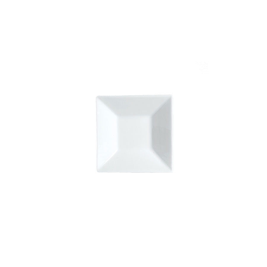 Steelite Varick Vitrified Porcelain White Square Sauce Dish 7.6cm 1.5cl Pack of 12