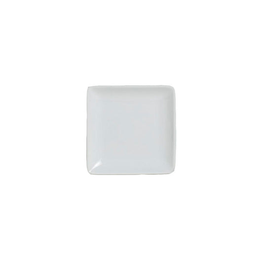 Steelite Varick Vitrified Porcelain White Square Plate 8.9cm Pack of 36