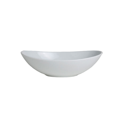 Steelite Varick Vitrified Porcelain White Oval Bowl 25.4cm Pack of 12