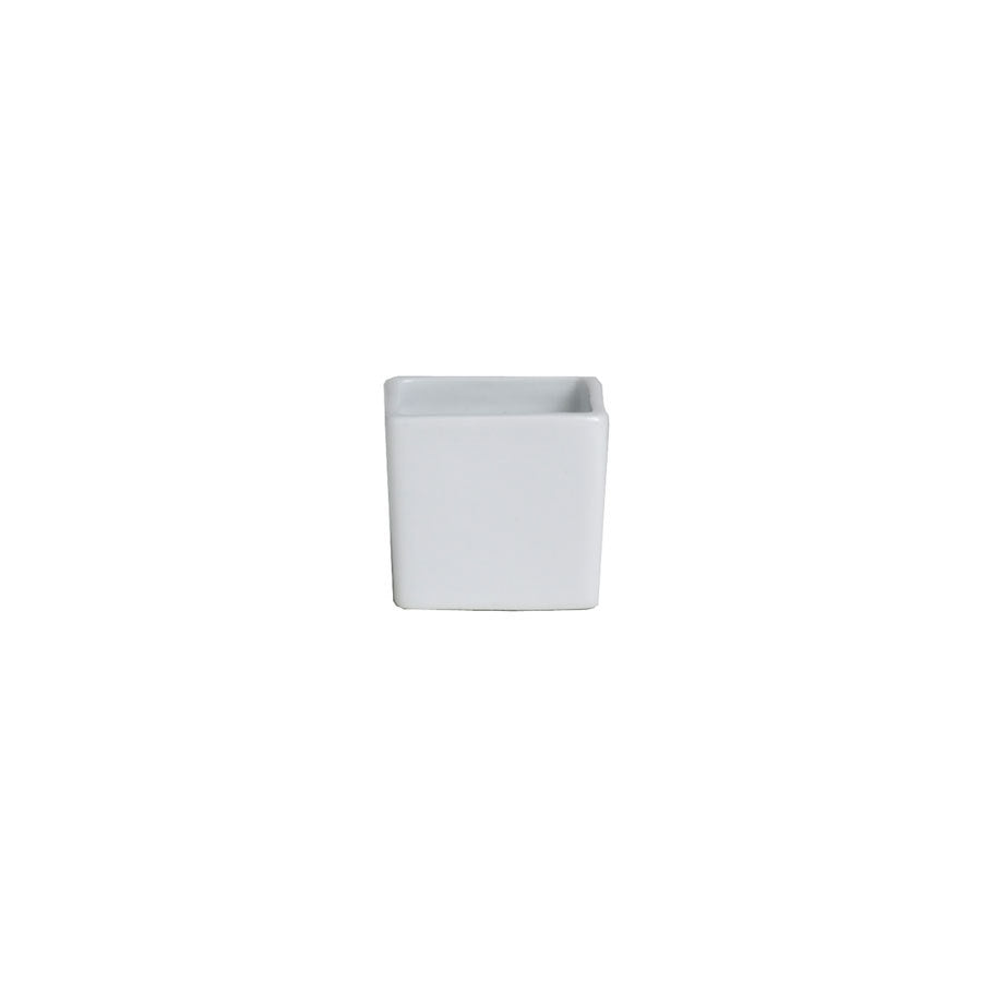 Steelite Varick Vitrified Porcelain White Square Deep Ramekin 3.8cm Pack of 36