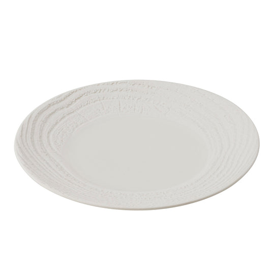 Revol Arborescence Ceramic Ivory Round Dinner Plate 28cm Pack of 6