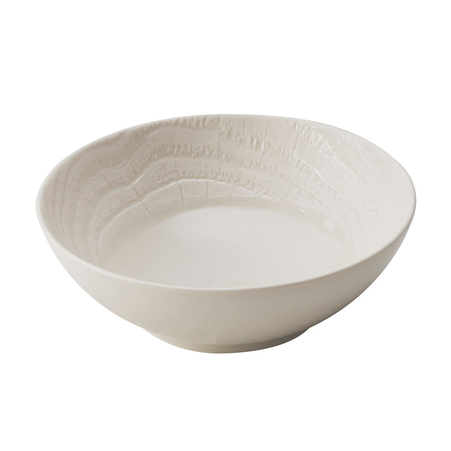 Revol Arborescence Ceramic Ivory Round Coupe Plate 19cm Pack of 6