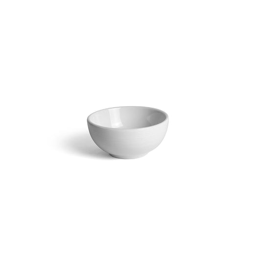 Crème Cézanne Vitrified Porcelain White Round Side Bowl 12cm Pack of 12