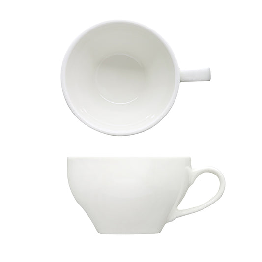 Artisan Crème Vitrified Fine China White Teacup 20cl Pack of 12