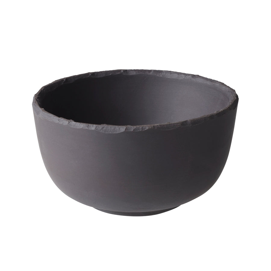 Revol Basalt Ceramic Black Round Bowl 10cm 25cl Pack of 6