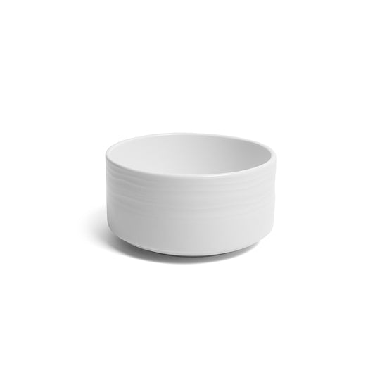 Crème Rousseau Vitrified Porcelain White Round Stacking Soup Bowl 30cl 10.1oz Pack of 12