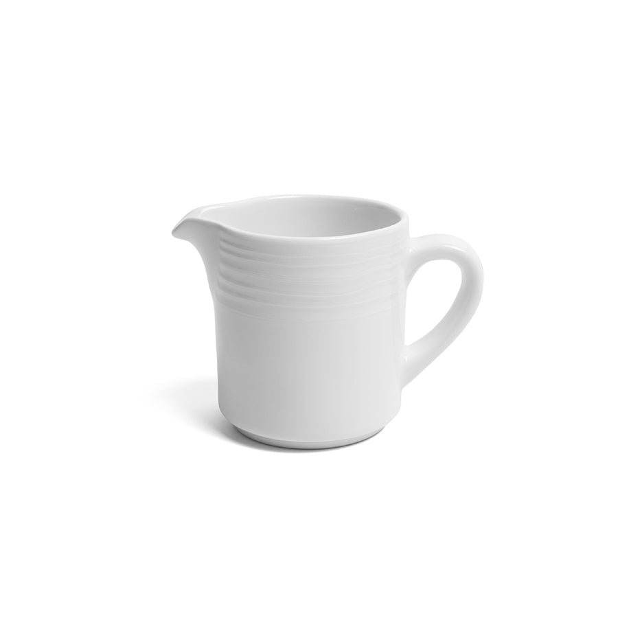 Crème Rousseau Vitrified Porcelain White Jug 15cl 5oz Pack of 12