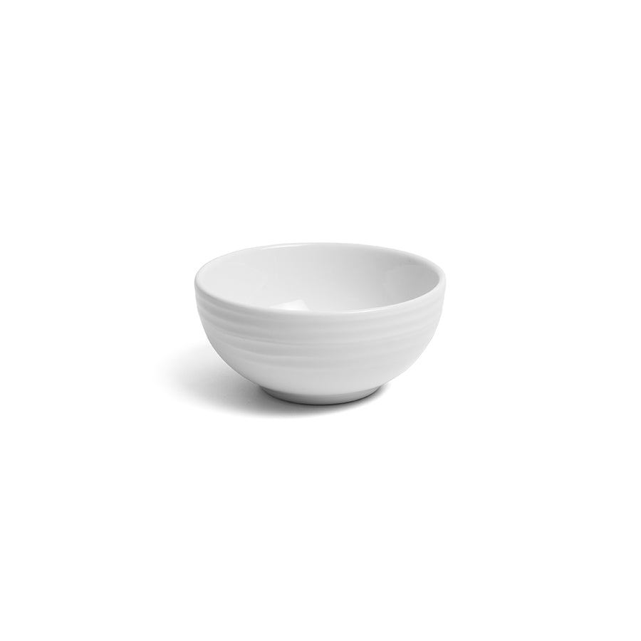 Crème Rousseau Vitrified Porcelain White Round Side Bowl 12cm Pack of 6