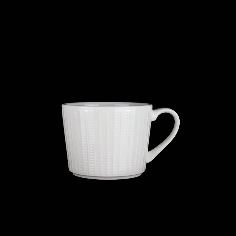 Steelite Willow Vitrified Porcelain White Can Cup 22.75cl 8oz Pack of 36