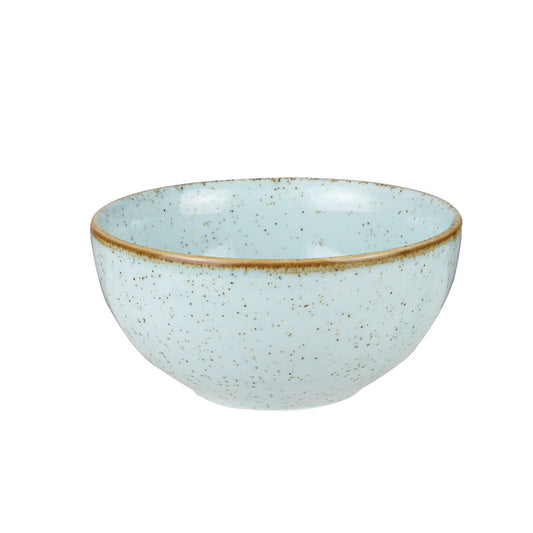 Churchill Stonecast Vitrified Porcelain Duck Egg Blue Round Soup Bowl 13.2x6.3cm 47cl 16.5oz Pack of 12