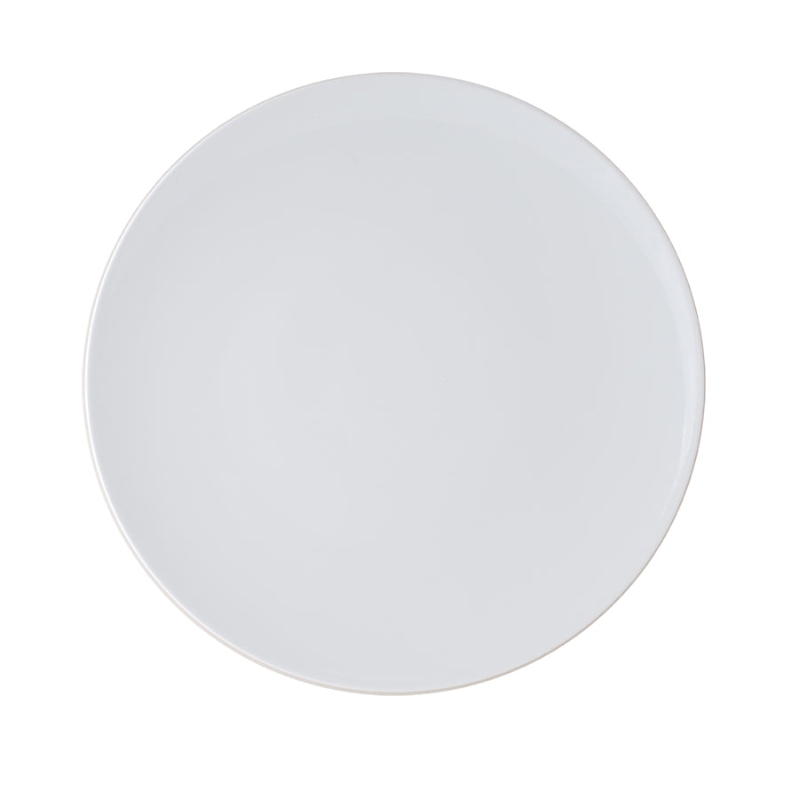 Astera Style Vitrified Porcelain White Flat Presentation Platter 28cm Pack of 6