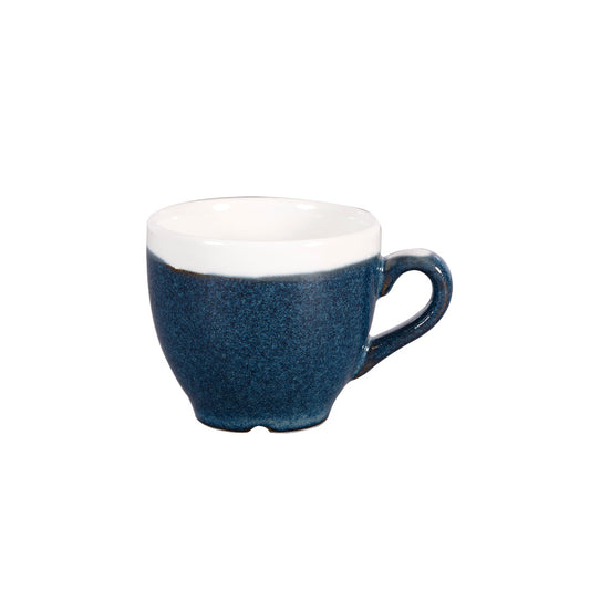 Churchill Monochrome Vitrified Porcelain Sapphire Blue Espresso Cup 10cl 3.5oz Pack of 12