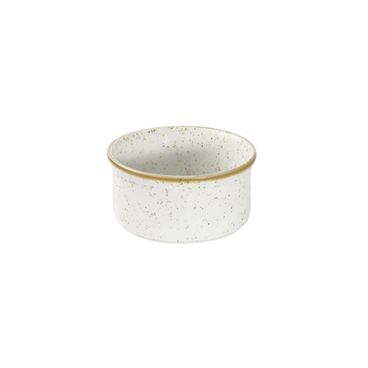 Churchill Stonecast Vitrified Porcelain Barley White Round Ramekin 9cm 19.5cl 6.9oz Pack of 24