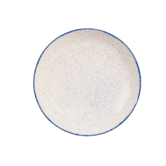 Churchill Stonecast Hints Vitrified Porcelain Indigo Blue Round Coupe Bowl 24.8x3.6cm 40oz Pack of 12