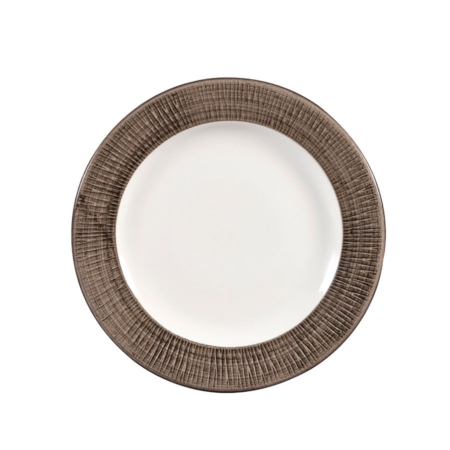 Churchill Bamboo Vitrified Porcelain Dusk Round Plate 21cm Pack of 12