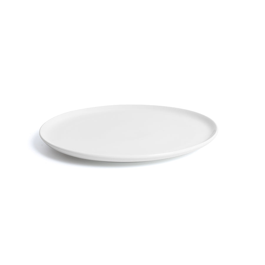 Crème Esprit Vitrified Porcelain White Round Coupe plate 28cm Pack of 6