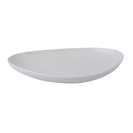 Artisan Crème Vitrified Fine China White Island Deep Plate 29cm Pack of 3