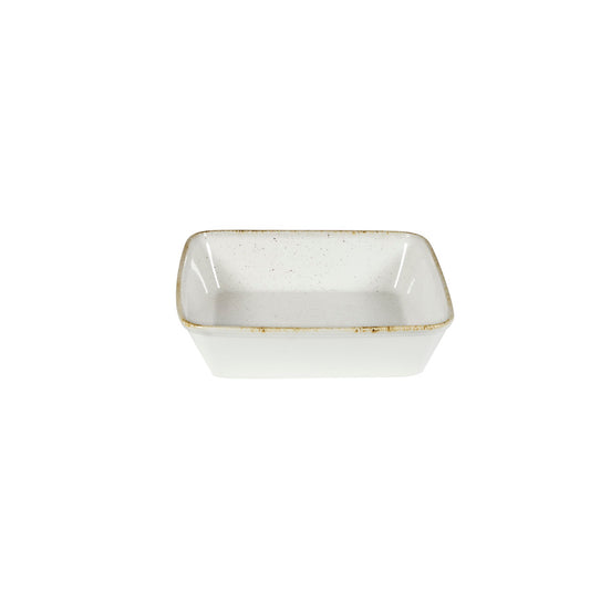 Churchill Stonecast Vitrified Porcelain Barley White Square Baking Dish 25x6.2cm 200cl Pack of 6