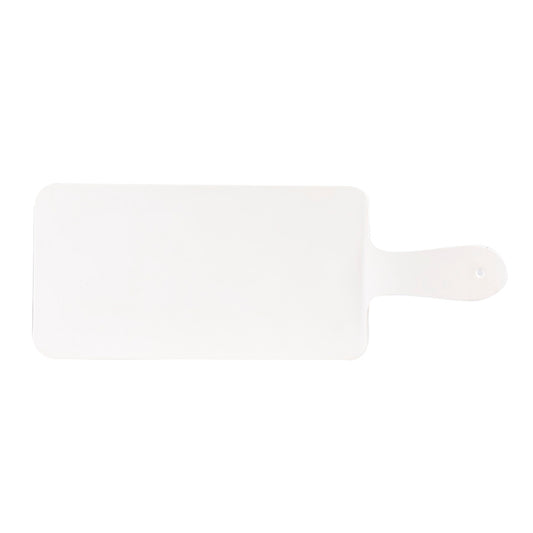 Churchill Alchemy Melamine Rectangular White Handled Paddle Board 26.6x14.4cm Pack of 4