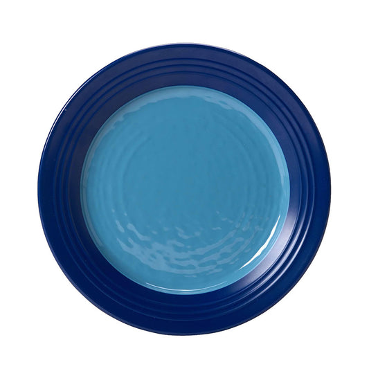 Steelite Freedom Melamine Blue Round Plate 23cm 9 Inch Pack of 6