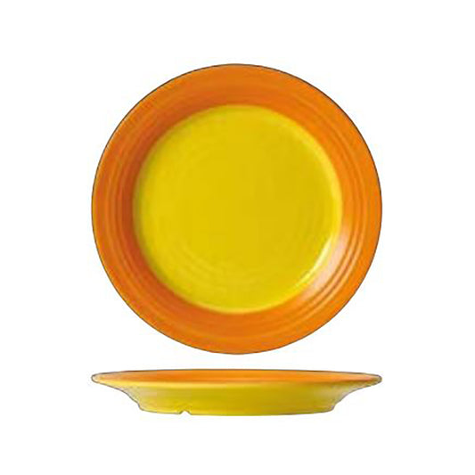 Steelite Freedom Melamine Yellow Round Plate 16.5cm 6 1/2 Inch Pack of 6