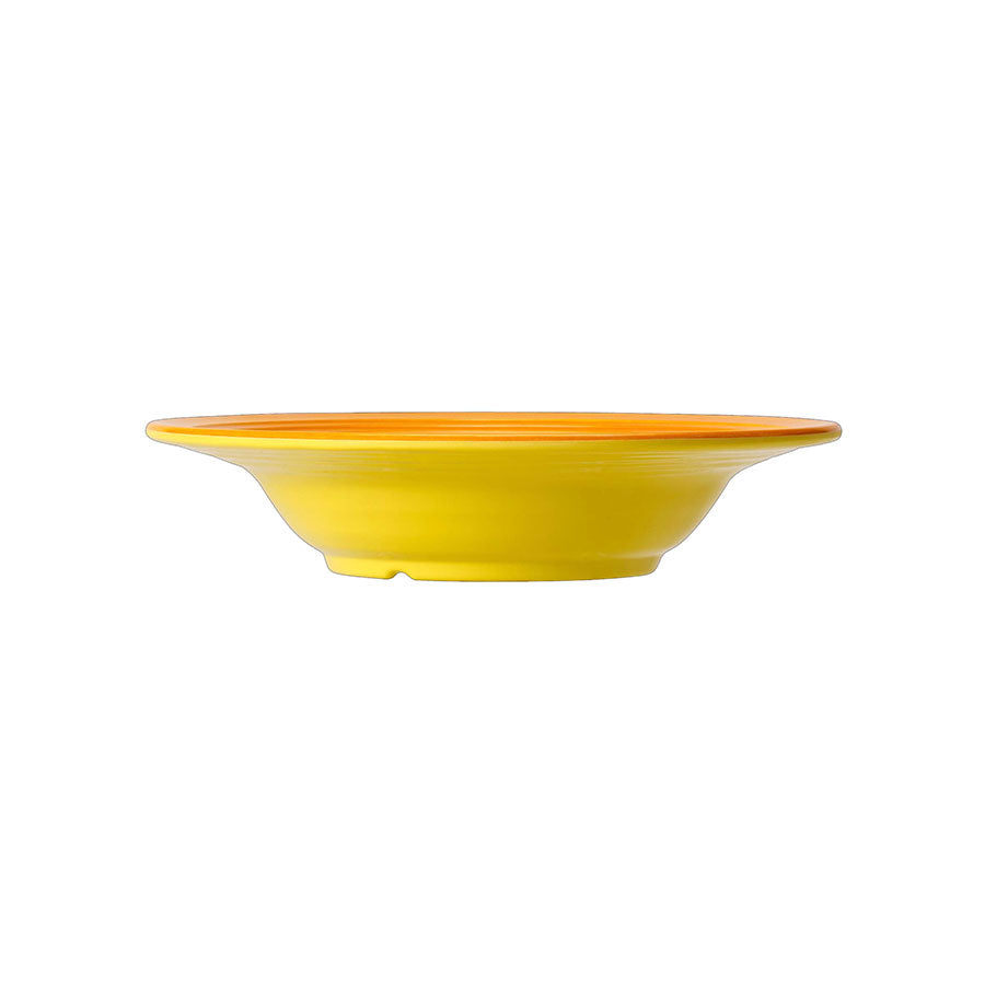 Steelite Freedom Melamine Yellow Round Bowl 20.3cm 8 Inch Pack of 6