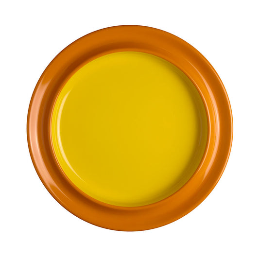 Steelite Freedom Melamine Yellow Round Plate 25cm 10 Inch Pack of 6