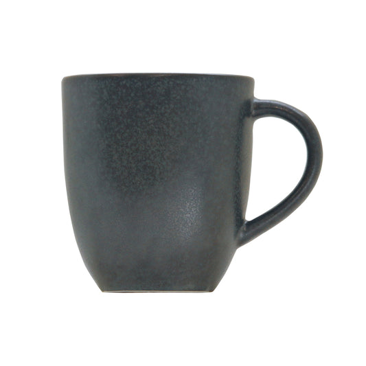 Artisan Andromeda Vitrified Stoneware Black Mug 12oz Pack of 6