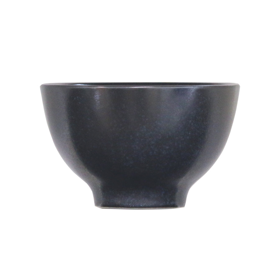 Artisan Andromeda Vitrified Stoneware Round Black Mini Bowl 10cm Pack of 6