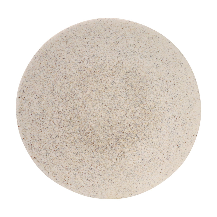 Artisan Shore Vitrified Stoneware Cream Round Coupe Plate 21cm Pack of 6