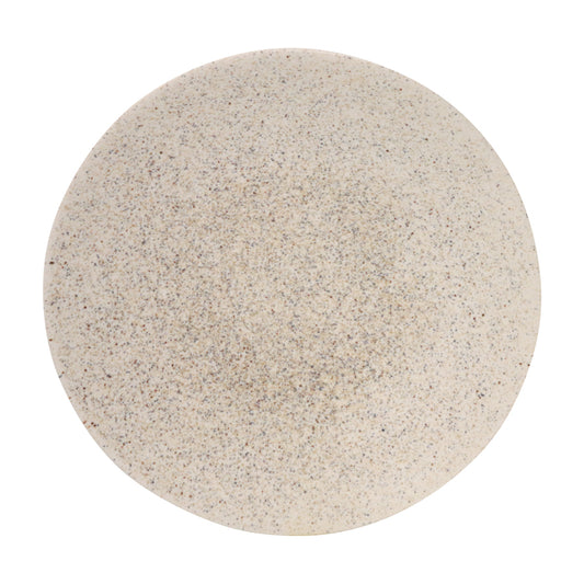 Artisan Shore Vitrified Stoneware Cream Round Coupe Plate 21cm Pack of 6