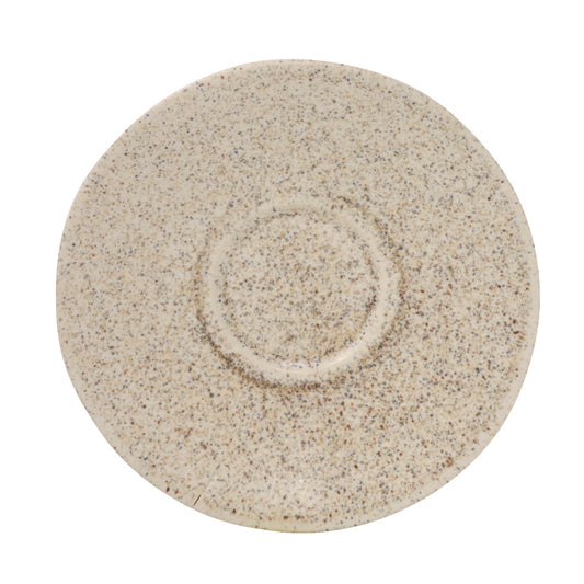 Artisan Shore Vitrified Stoneware Cream Round Saucer 15cm Pack of 6