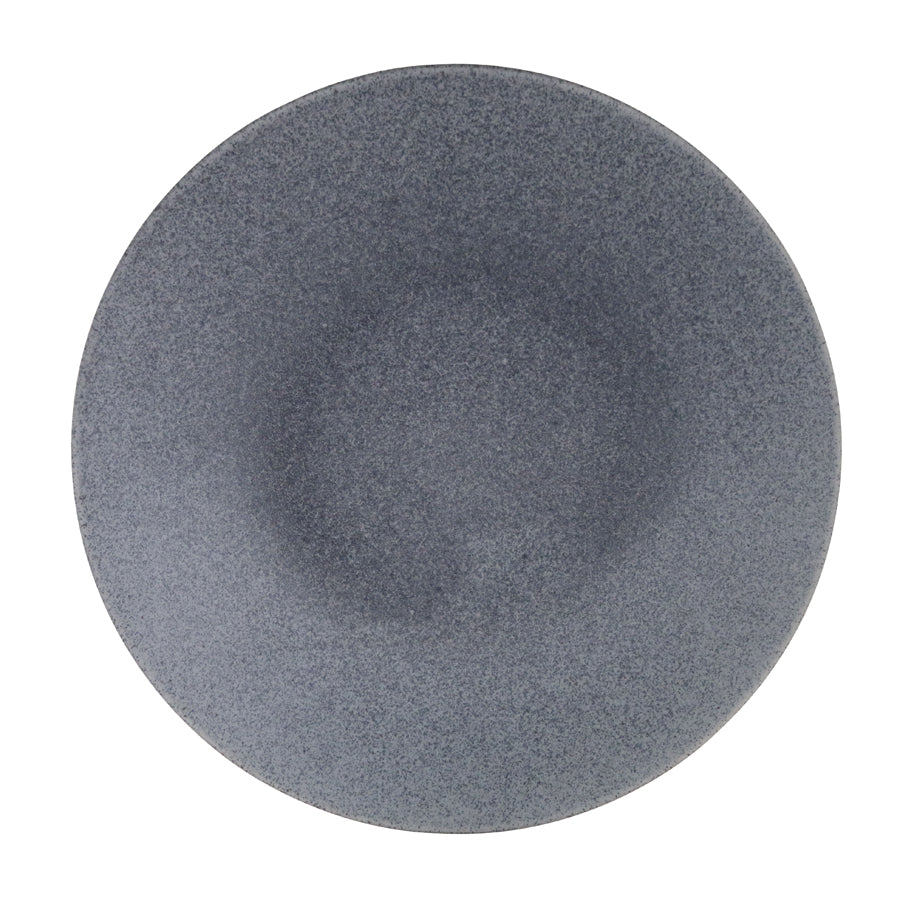 Artisan Kernow Vitrified Stoneware Grey Round Coupe Plate 27.5cm Pack of 4