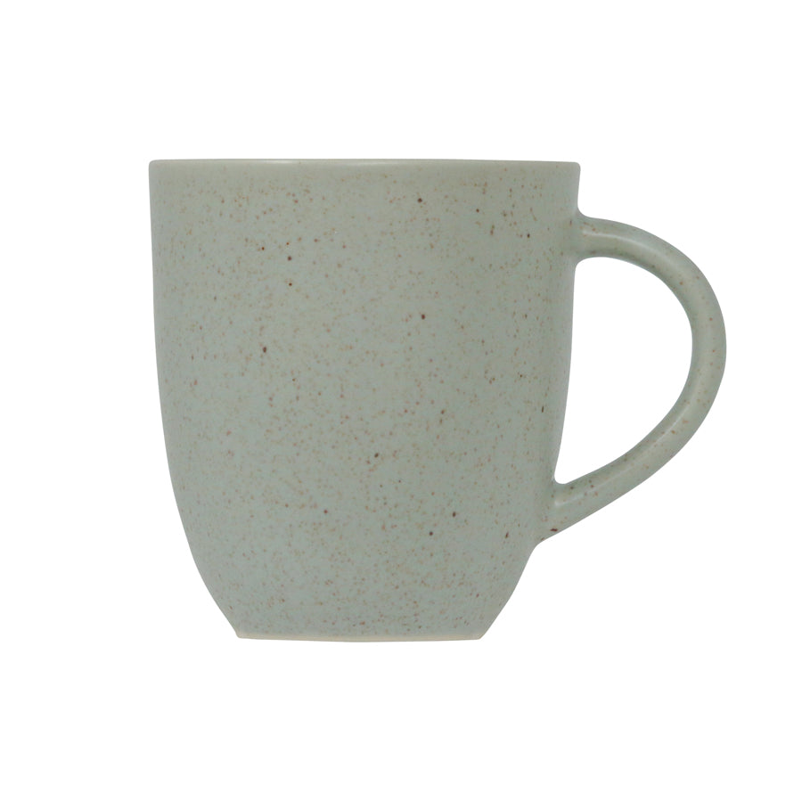 Artisan Serene Vitrified Stoneware Green Mug 12oz Pack of 6