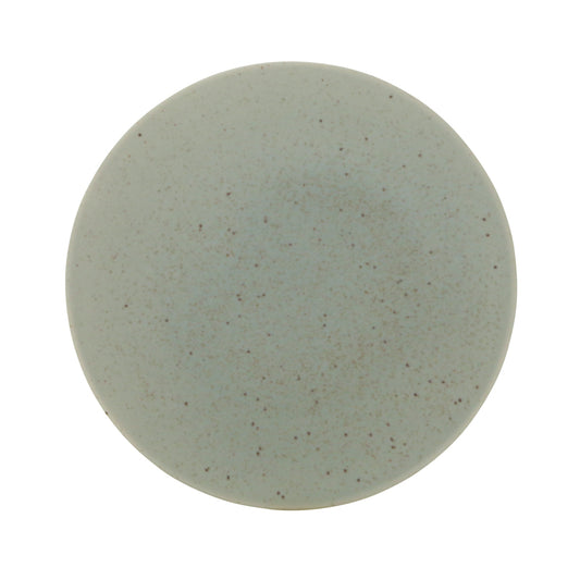 Artisan Serene Vitrified Stoneware Green Round Coupe Plate 16cm Pack of 6