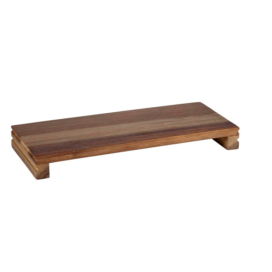 Churchill Buffetscape Rustic Acacia Wood Medium Stepped Presentation Board 39.6x16cm Pack of 4