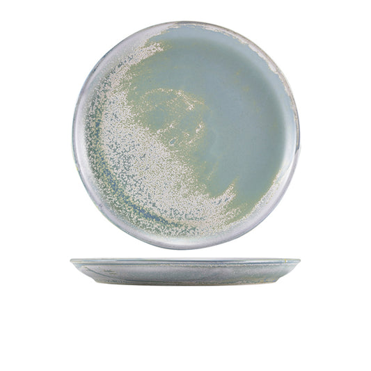 Genware Terra Vitrified Porcelain Seafoam Round Coupe Plate 27.5cm Pack of 6