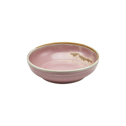 Genware Terra Porcelain Rose Round Coupe Bowl 20cm 1 Litre 35.25oz Pack of 6