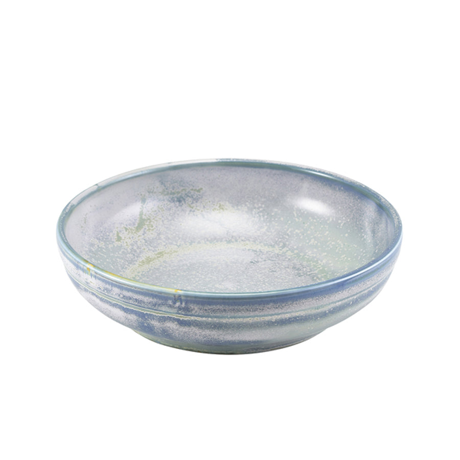 Genware Terra Vitrified Porcelain Seafoam Round Coupe Bowl 20x5.3cm 1 Litre 35.25oz Pack of 6