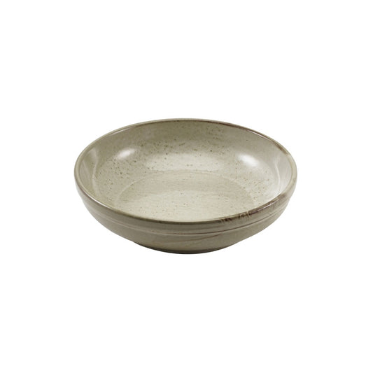 Genware Terra Porcelain Grey Round Coupe Bowl 23 Cm Pack of 6