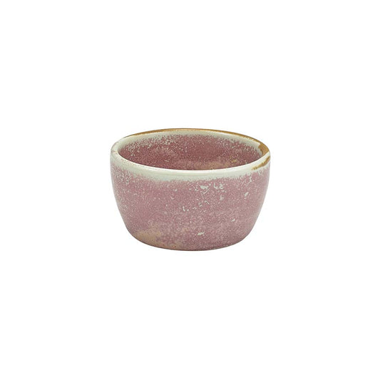 Genware Terra Porcelain Rose Round Ramekin 6.7x3.6cm 7cl 2.5oz Pack of 12