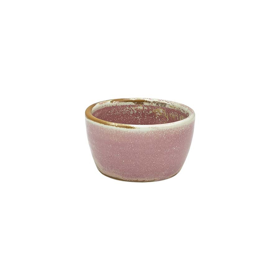 Genware Terra Porcelain Rose Round Ramekin 7.8x4.3cm 13cl 4.5oz Pack of 12