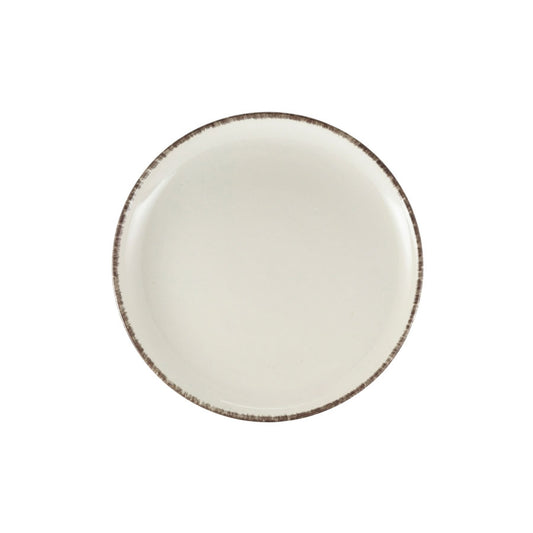 Genware Terra Stoneware Sereno Grey Round Coupe Plate 27.5cm Pack of 6