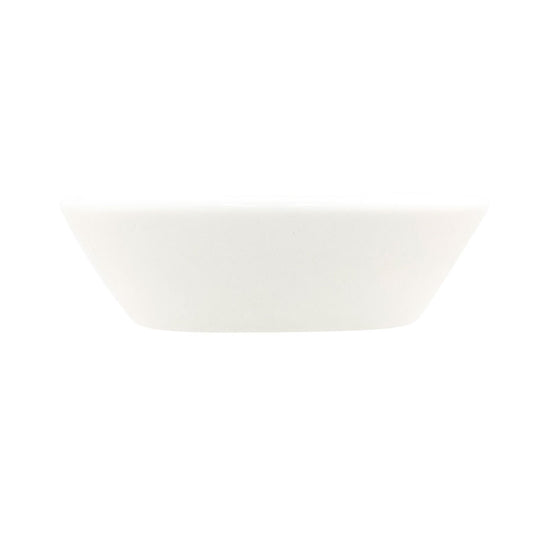 Crème Monet Vitrified Porcelain White Round Conical Sauce Dish 8cm Pack of 18