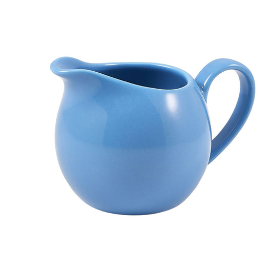 Genware Coloured Beverage Porcelain Blue Jug 14cl 5oz Pack of 6